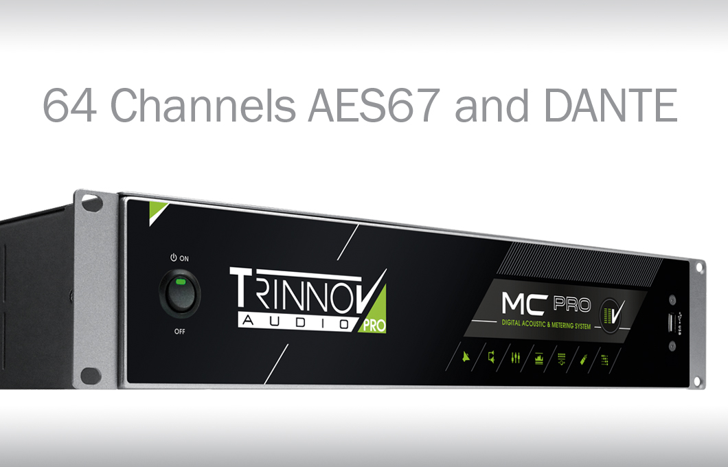 Trinnov MC AoIP: 64 kanalen AES67 en Dante